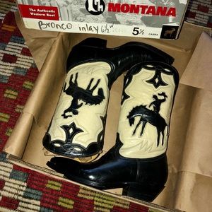 SOLD it on EBay !!! Montana Bronco Cowboy Boots new old stock